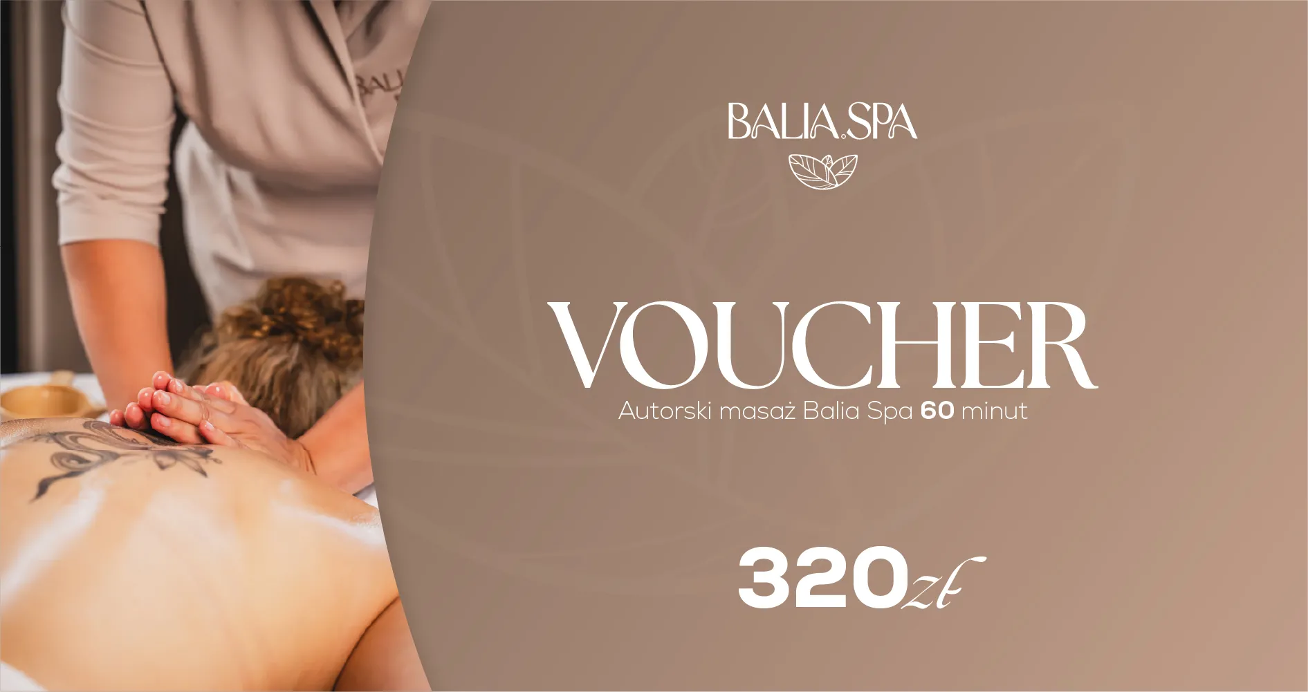 Autorski masaż Balia Spa 60 min