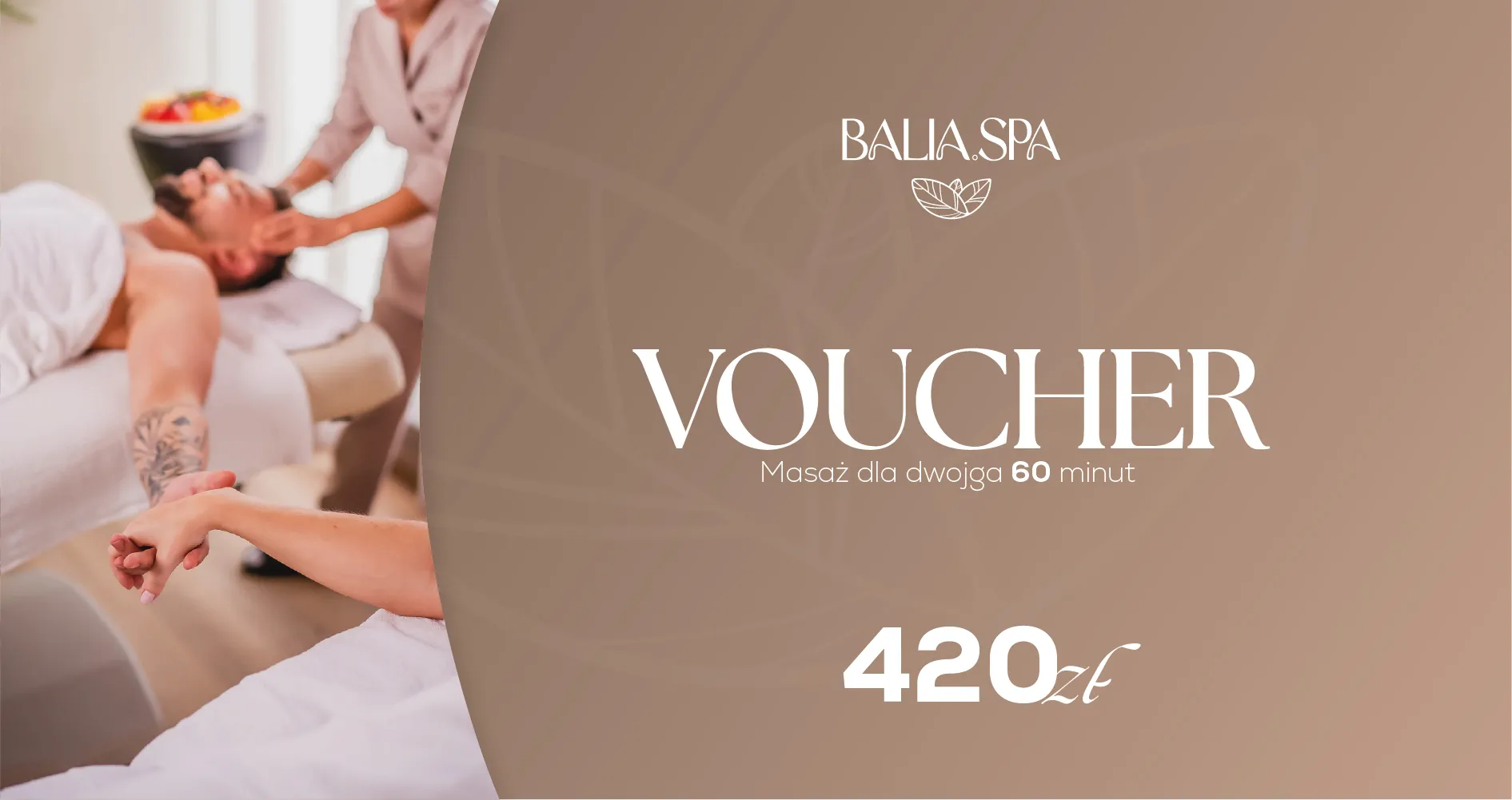 Masaż dla dwojga 60 min