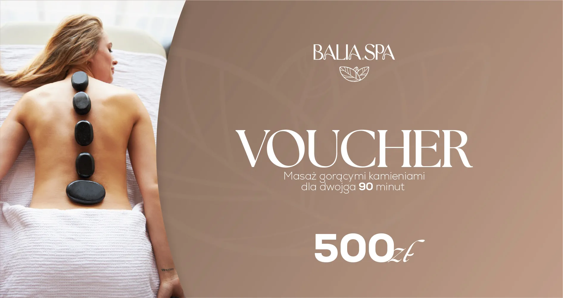 Masaż gorącymi kamieniami dla dwojga 60 min